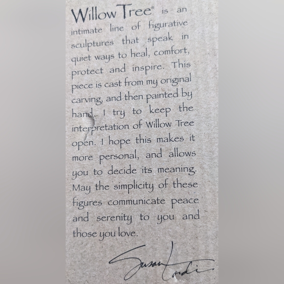 Willow Tree Angel of Freedom with Butterfly, includes box - Picture 6 of 16